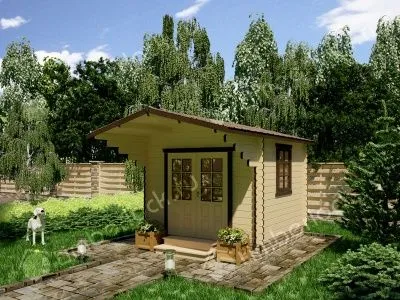 Садовый домик из минибруса С-33-1