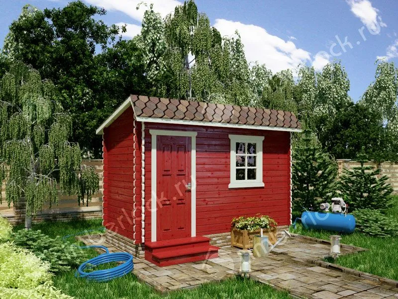 Деревянный сарай Х-42-1