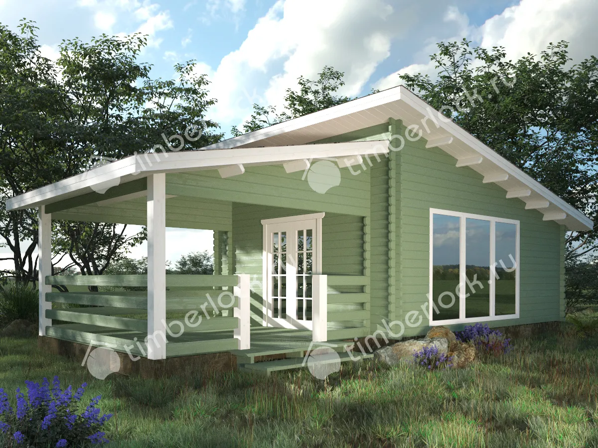 Кемпинговый дом с верандой КД-6544