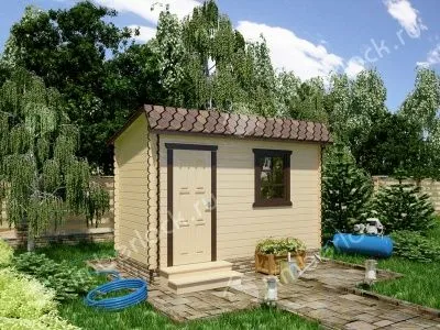 Деревянный сарай Х-42-1