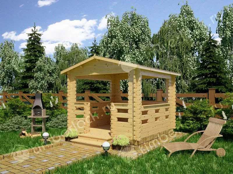 Открытая беседка Б-33-2