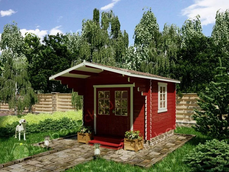 Садовый домик из минибруса С-33-1