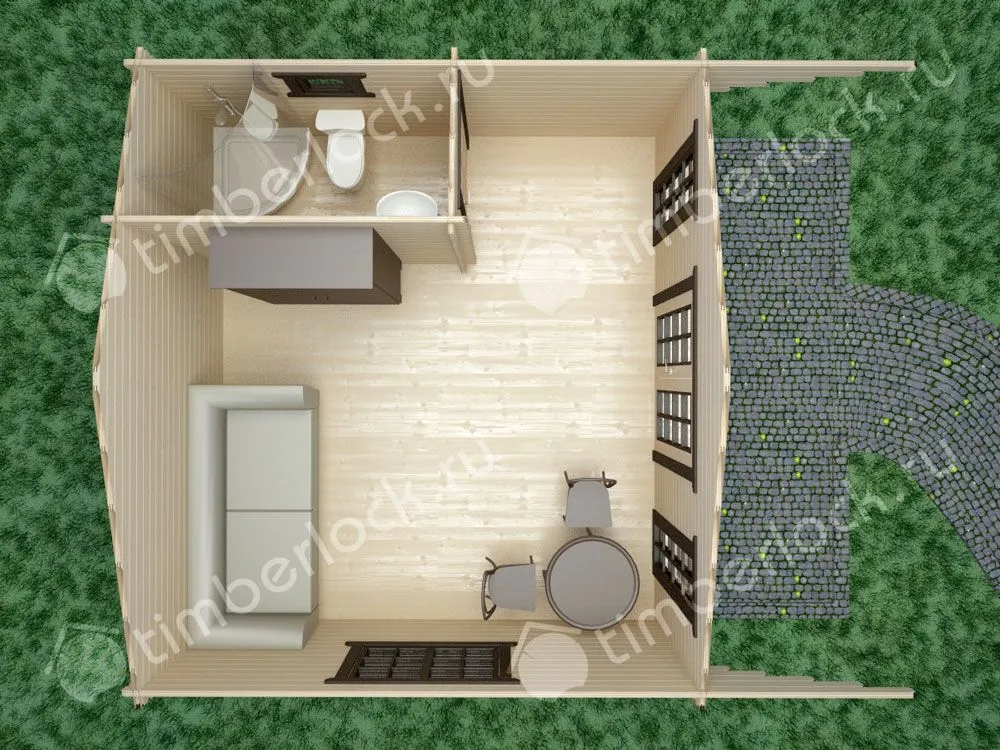 Летний домик для пляжа П-545-1