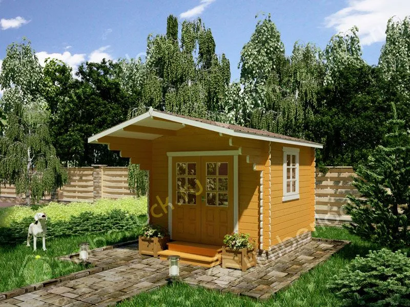 Садовый домик из минибруса С-33-1