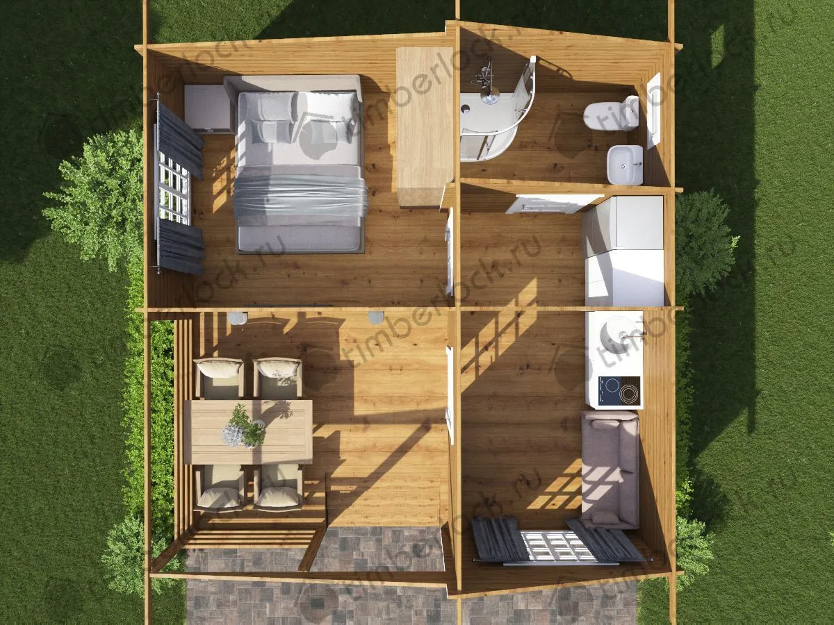 Дачный дом Д-66-5