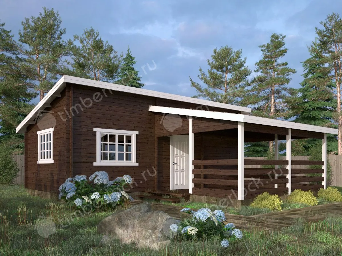 Дачная баня из минибруса  БА-877