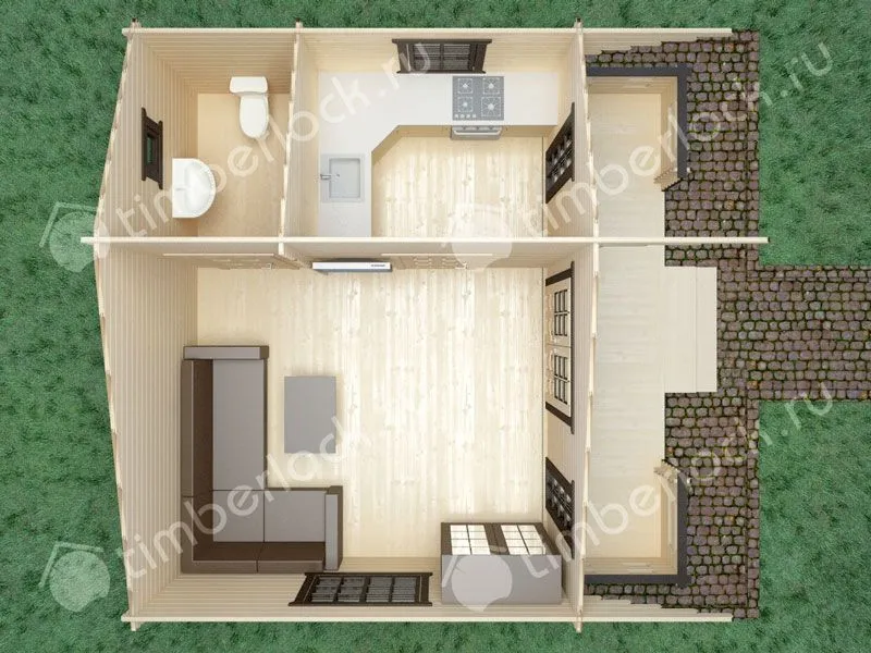 Гостевой домик для дачи Д-645-5