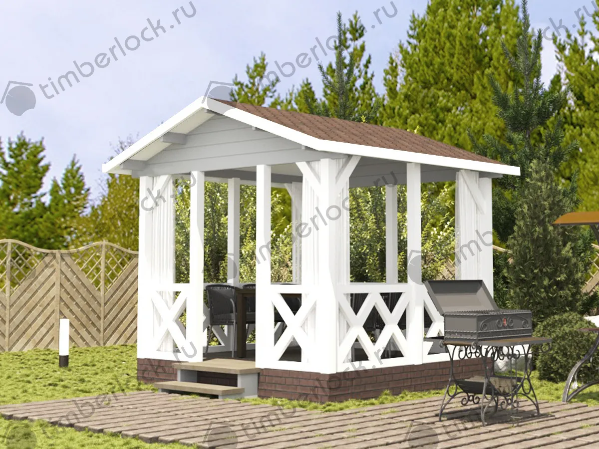 Открытая беседка Б-33-9