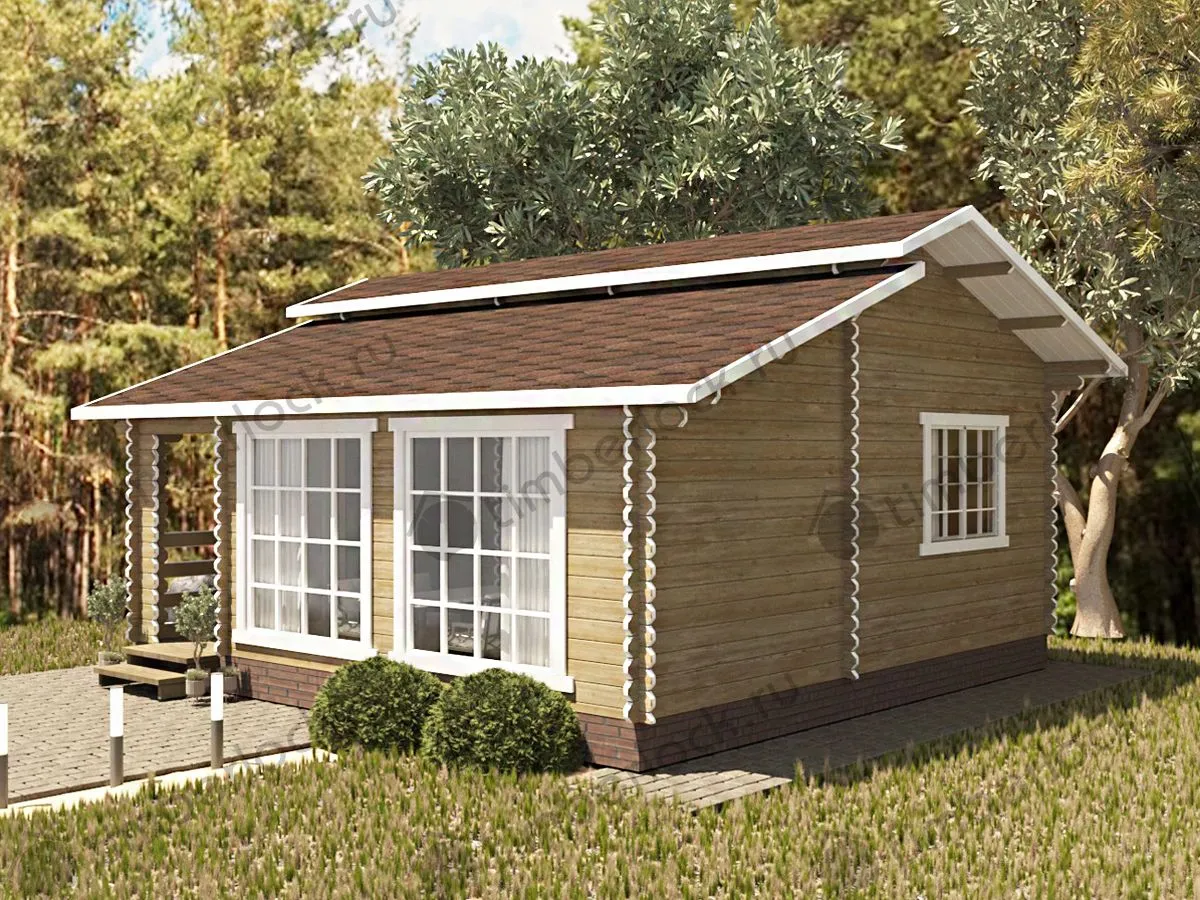 Дачный дом 6х6м Д-66-2