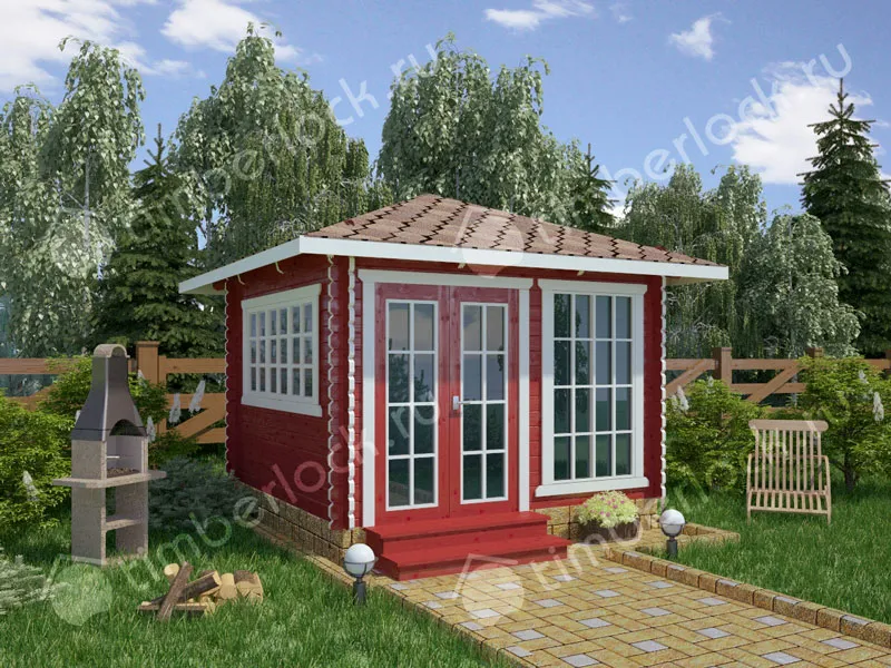 Застекленная беседка Б-3535