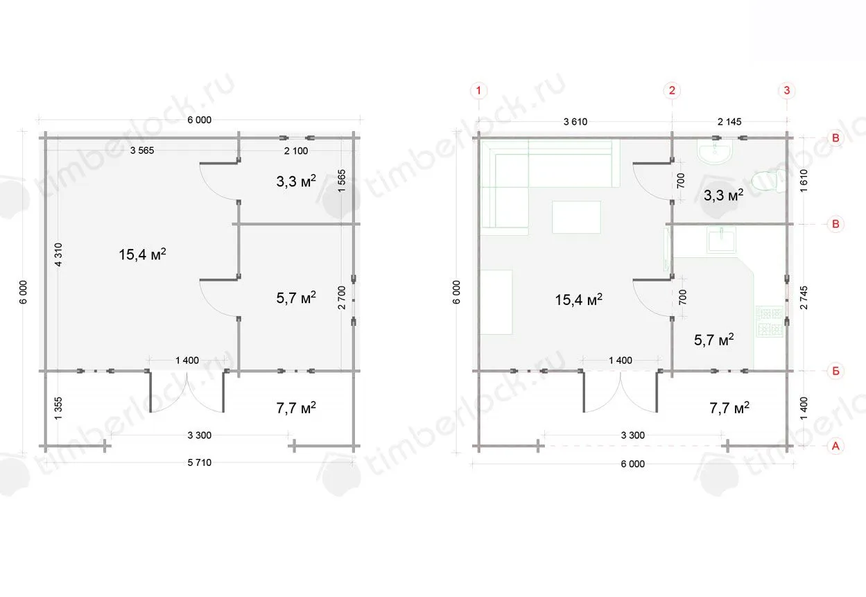 Гостевой домик для дачи Д-645-5