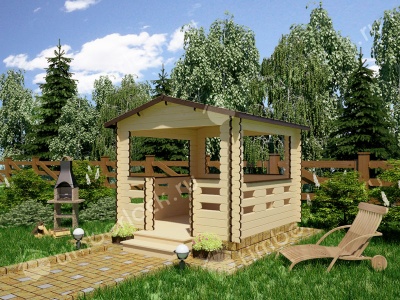 Открытая беседка Б-33-2