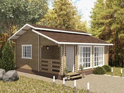 Дачный дом 6х6м Д-66-2