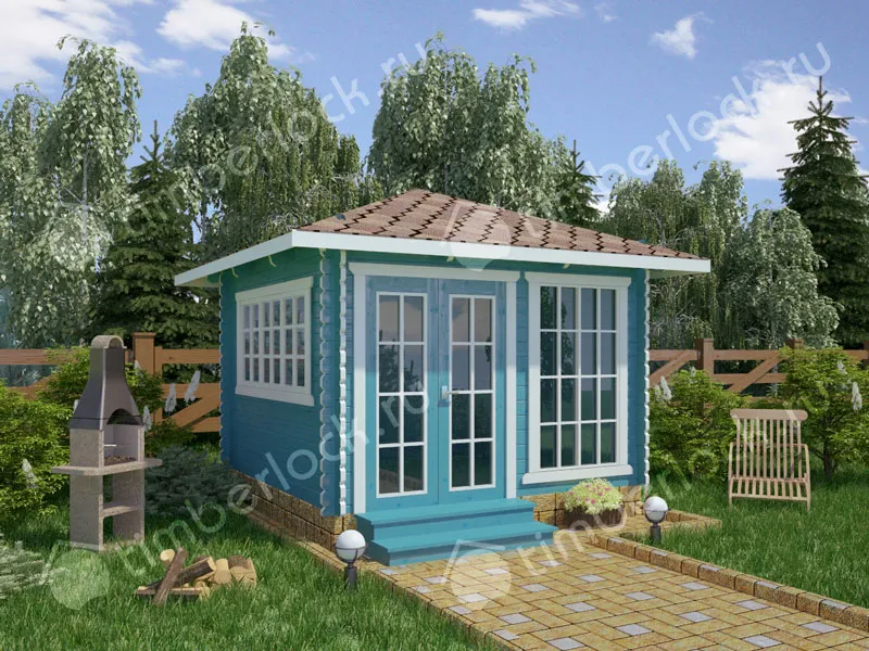 Застекленная беседка Б-3535