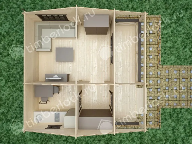 Дачный дом Д-645-6