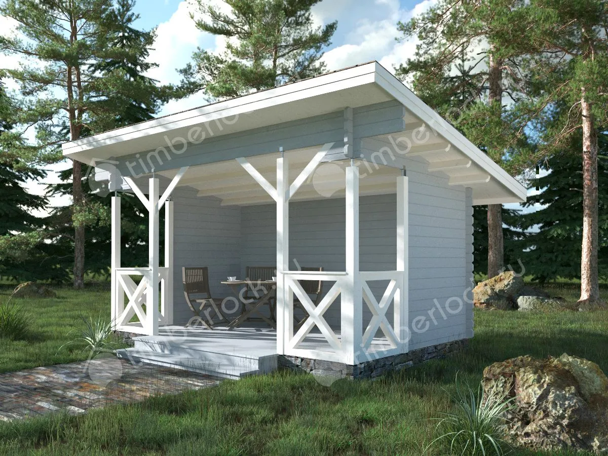 Открытая беседка для дачи Б-53-2