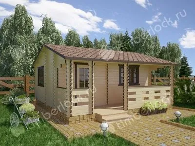 Дачный домик эконом-класса Д-645-1