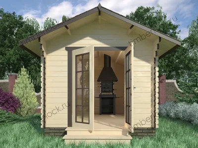 Беседка прямоугольная Б-345-1