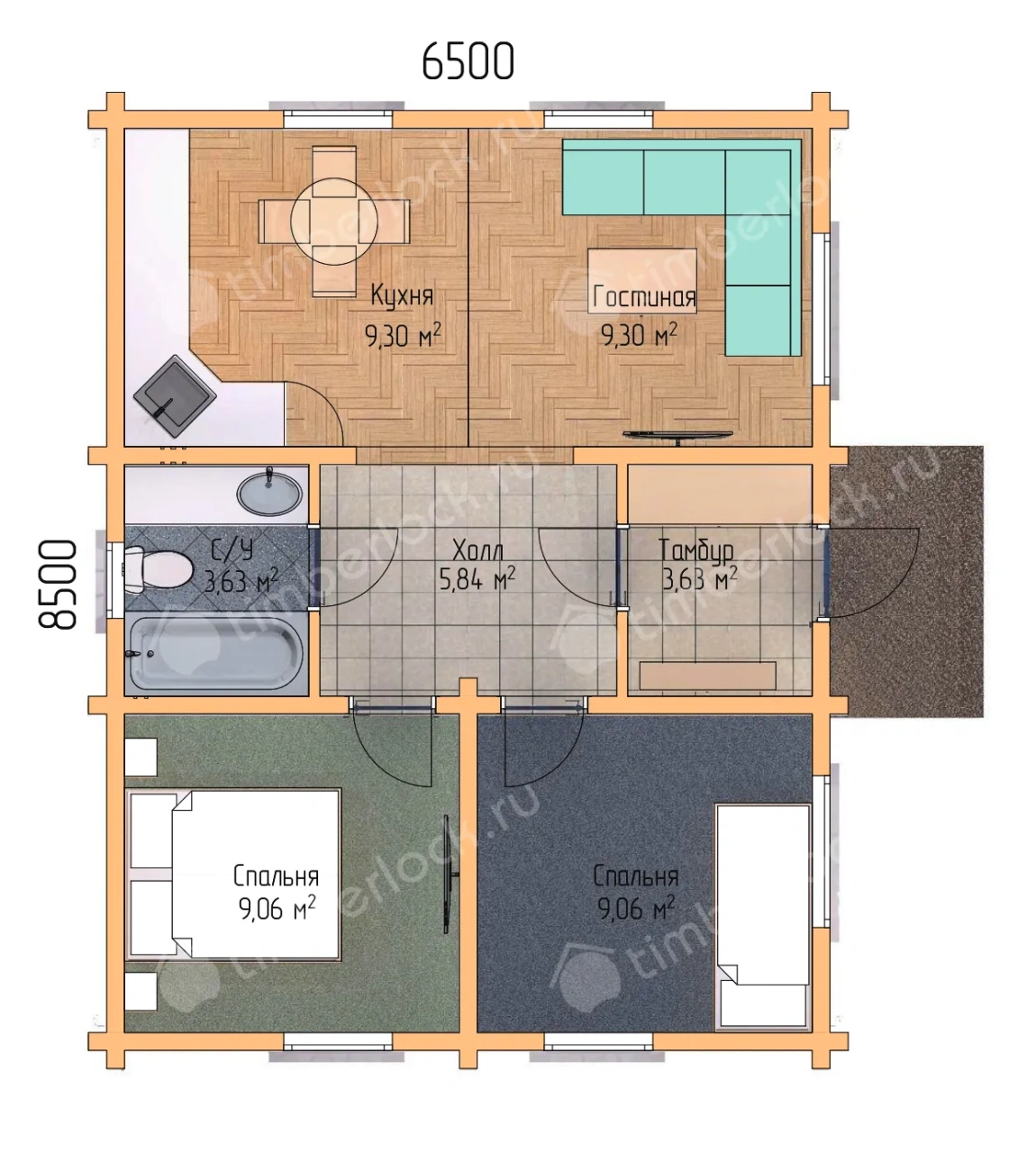 Теплый дом ТД-6585