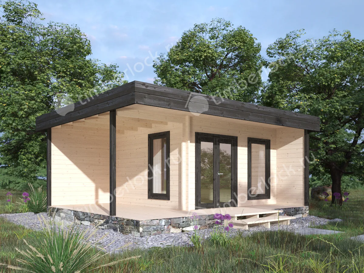 Беседка из бруса Б-56